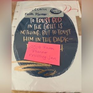 Classic Faith Planner 2019 (Missing January)